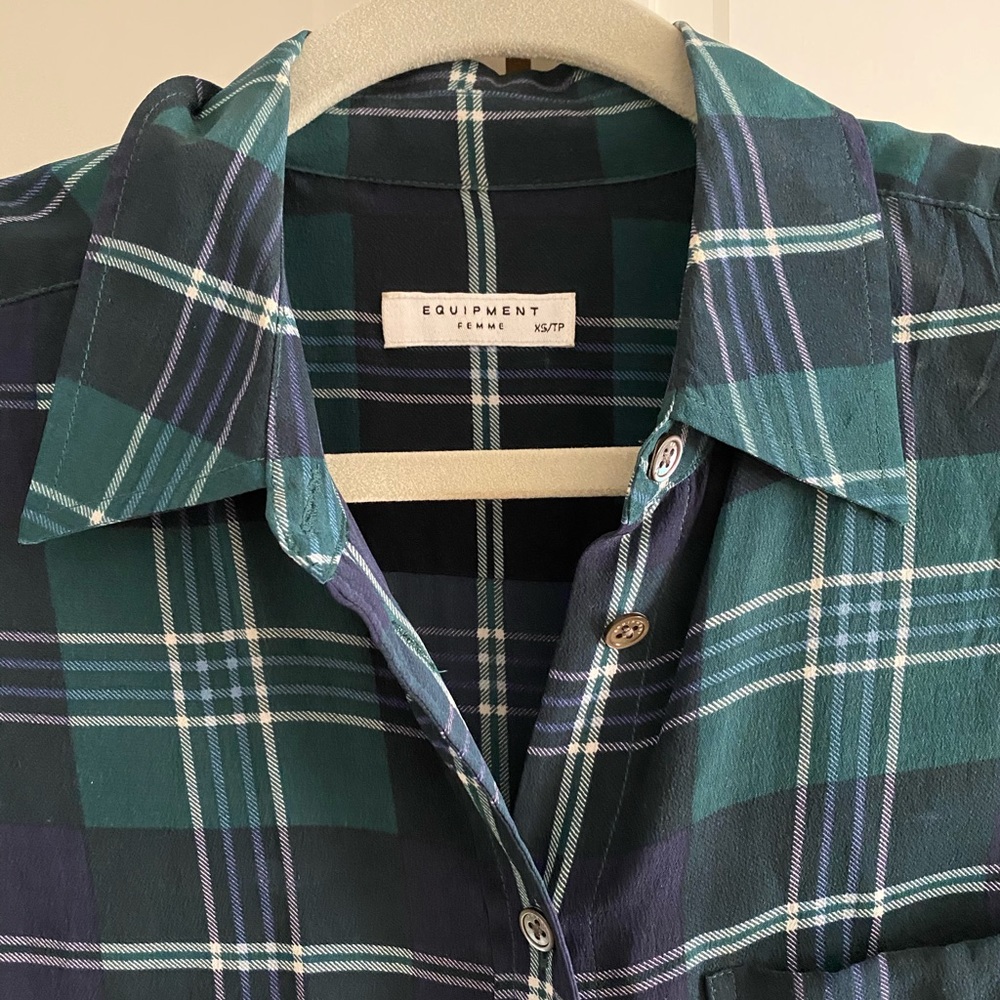 Equipment Femme Button Up Dress